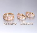 Кольцо с камнями к111290