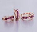 Серьги с камнями С420