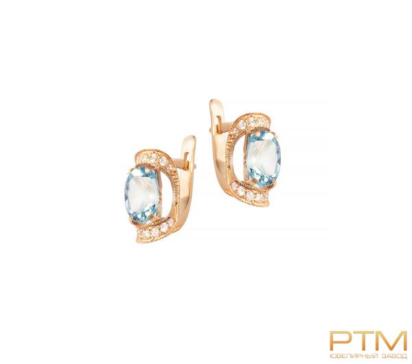 Серьги с камнями С110465