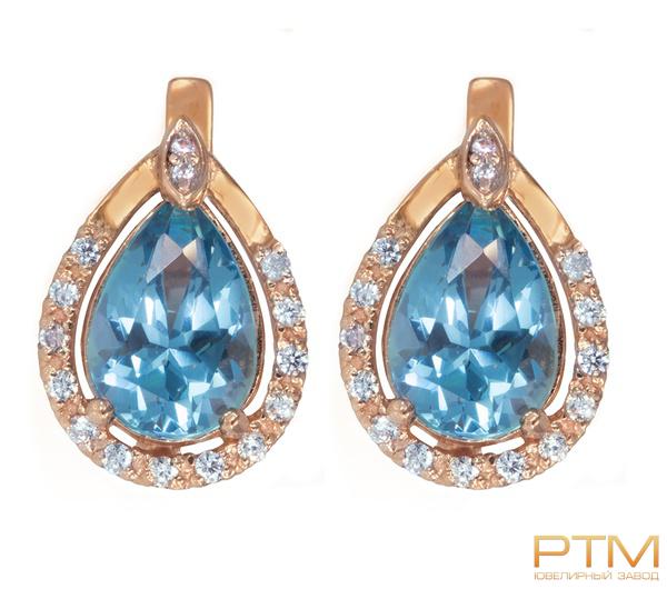 Серьги с камнями С310320