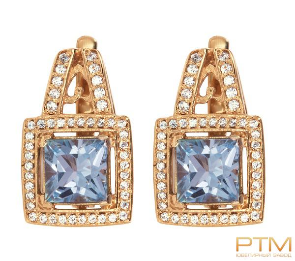 Серьги с камнями С310600