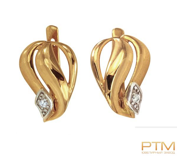 Серьги с камнями С860